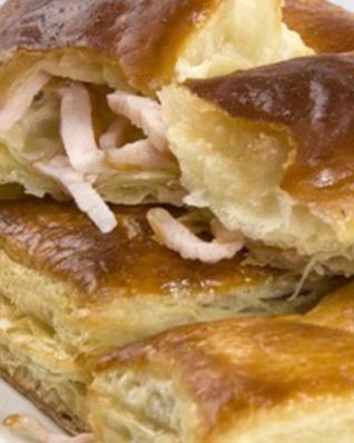 Слойки с ветчиной