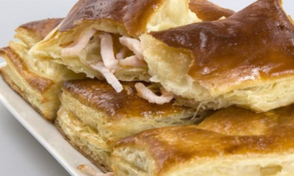 Рецепт слоек с ветчиного