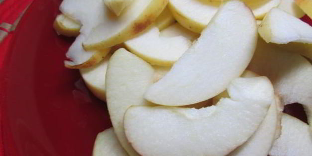 слойки с яблоками