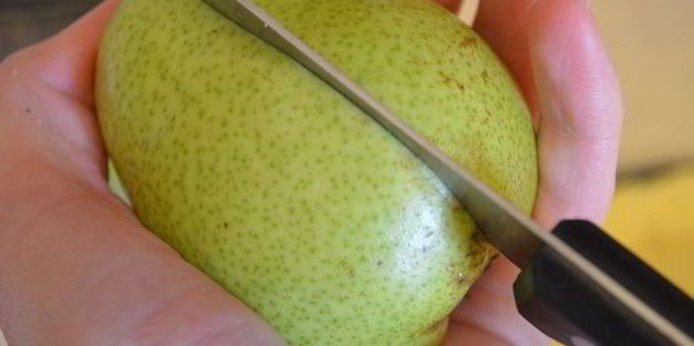 чудесный творожник с фаршированными грушами