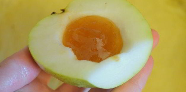 чудесный творожник с фаршированными грушами