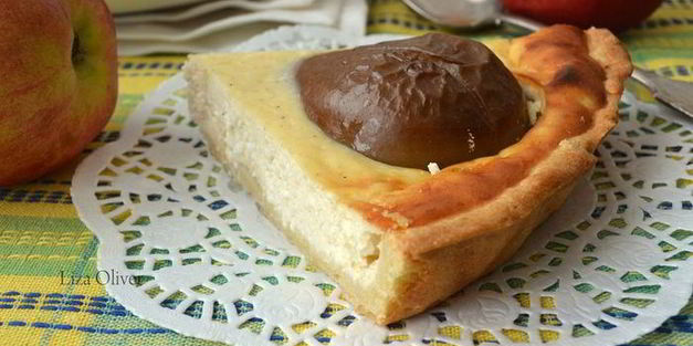 чудесный творожник с фаршированными грушами