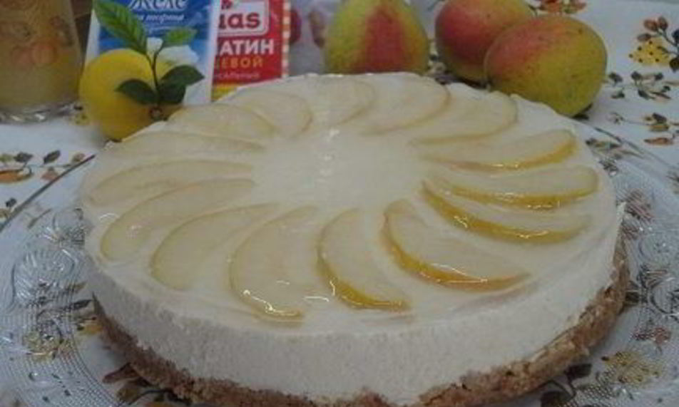 Рецепт лимонно-грушевый творожник