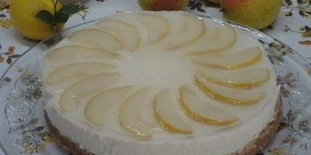лимонно-грушевый творожник