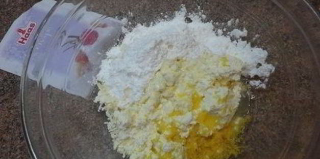 лимонно-грушевый творожник