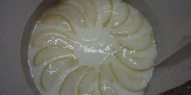 лимонно-грушевый творожник