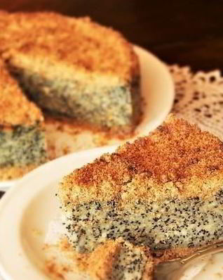 Маковый творожник