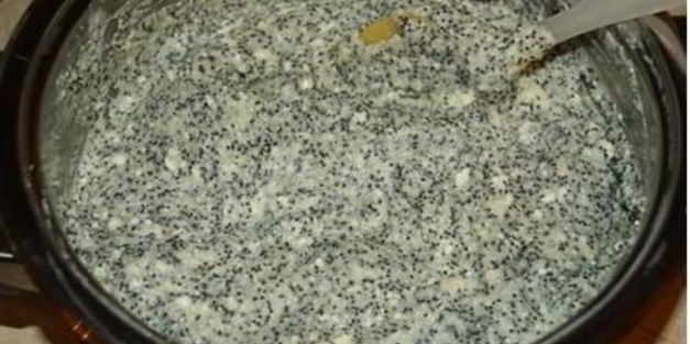 маковый творожник