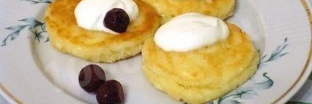 Пышные сырники из творога