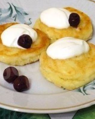 Пышные сырники из творога