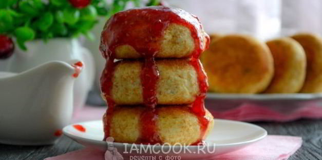 пышные сырники на сковороде