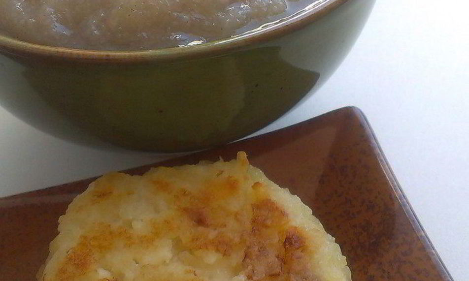 Рецепт саксонские творожники с яблочным муссом