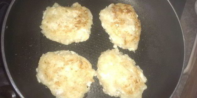 саксонские творожники с яблочным муссом