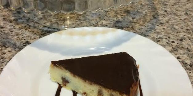 сырник с шоколадной глазурью