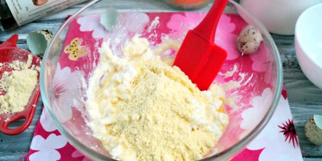 сырники с арахисовой пастой