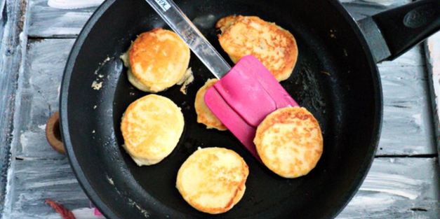 сырники с арахисовой пастой