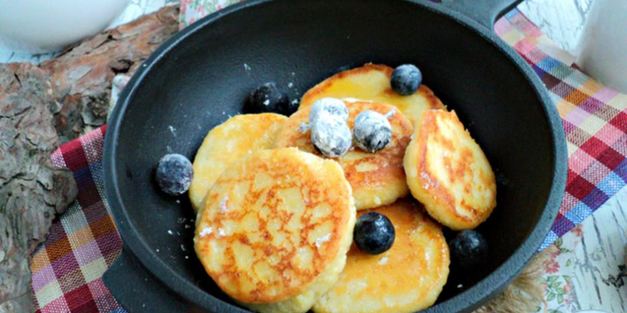 сырники с арахисовой пастой