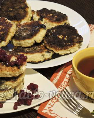 Сырники с черносливом