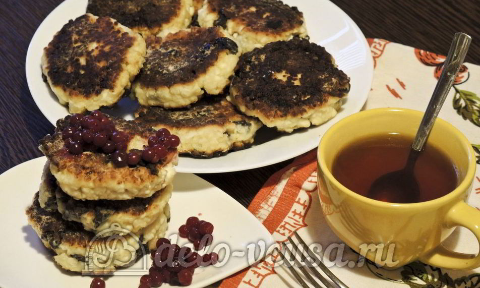 Рецепт сырники с черносливом