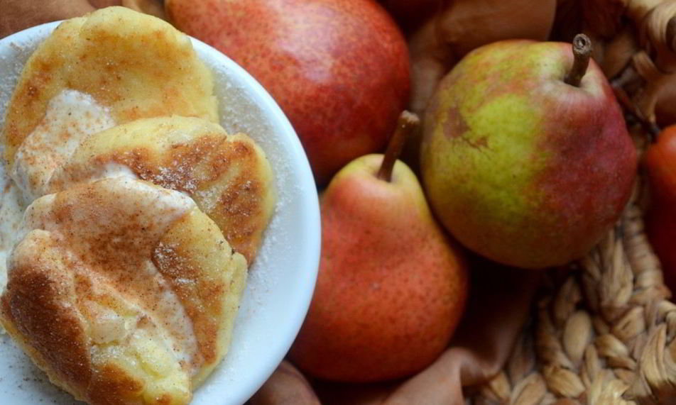 Рецепт сырники с грушей