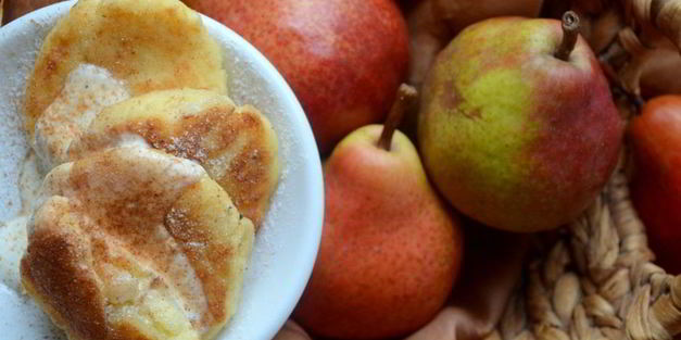 сырники с грушей