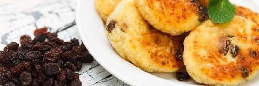 Сырники с изюмом