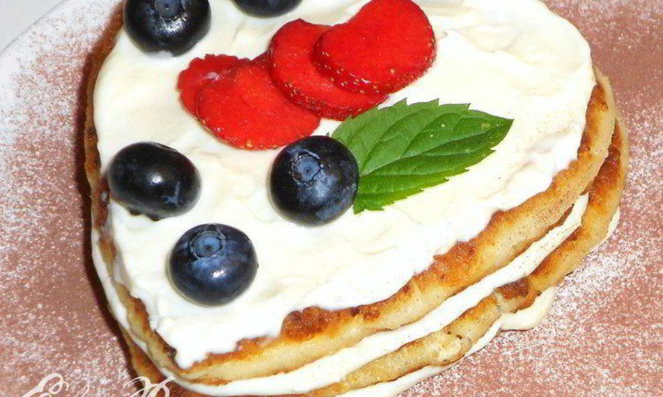 Рецепт сырники с кремом