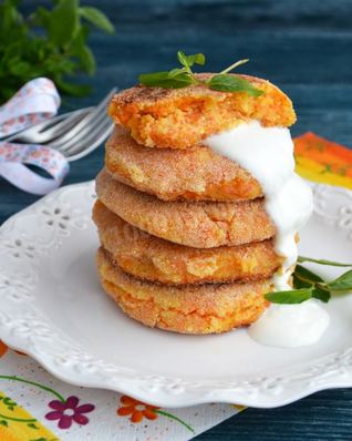 Сырники с морковью и творогом