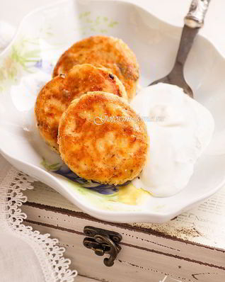 Сырники с овсяными хлопьями