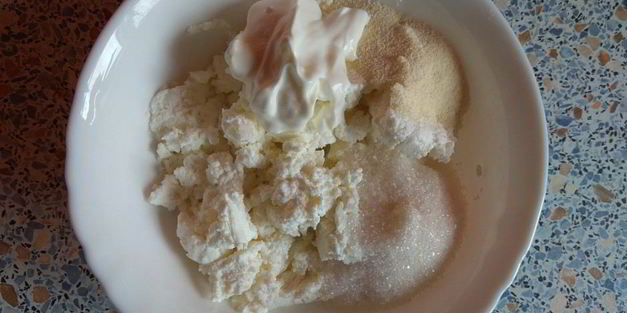 сырники с шоколадной пастой