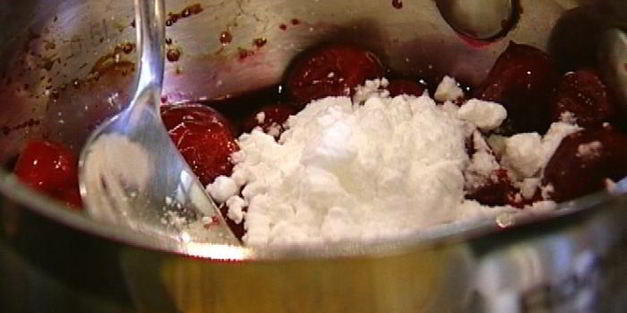 сырники с вишневым соусом