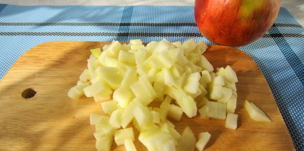 сырники с яблоками