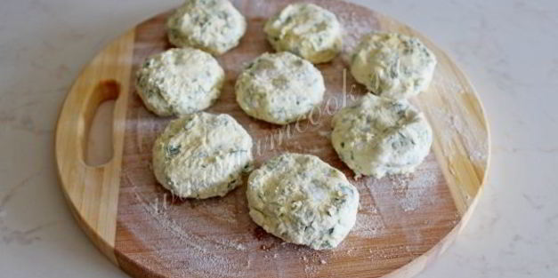 сырники с зеленью