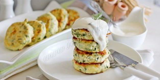 сырники с зеленью