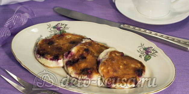 сырники со смородиной