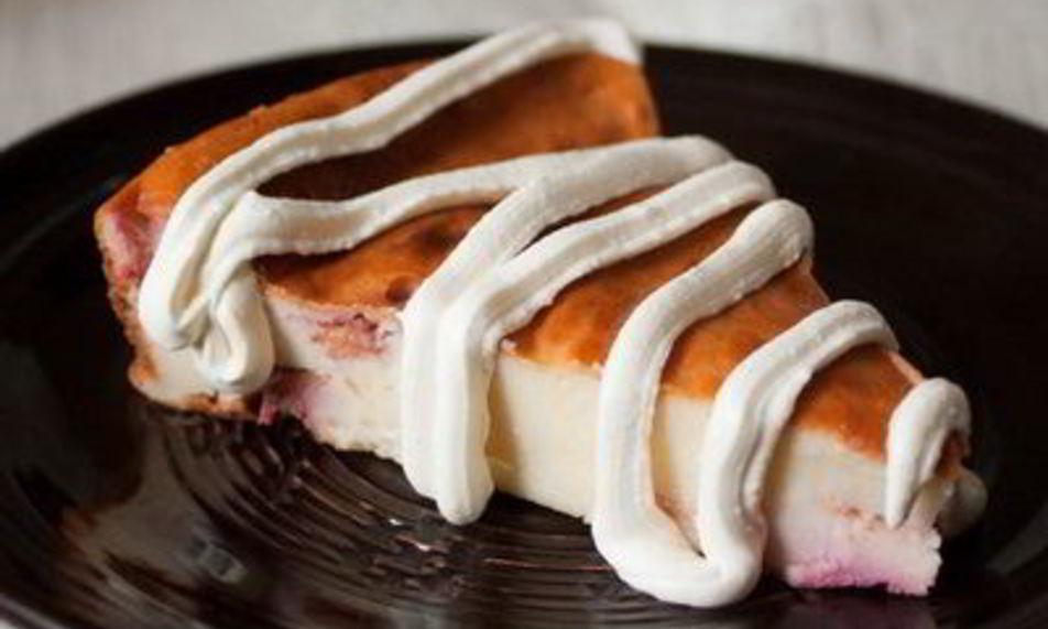 Рецепт творожник с вишней