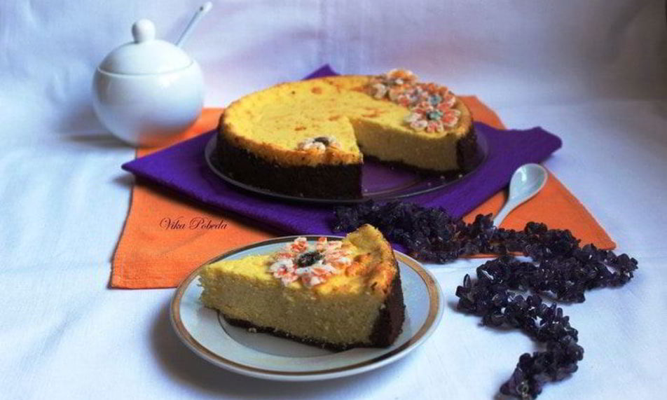 Рецепт воздушный творожник на шоколадной основе