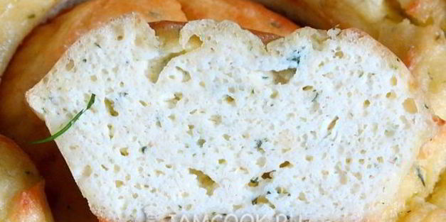 воздушные сырники с укропом в духовке