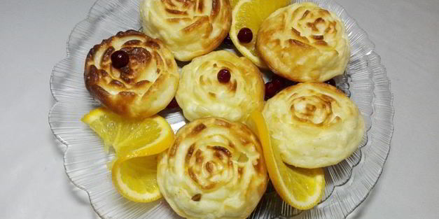 запеченные сырники