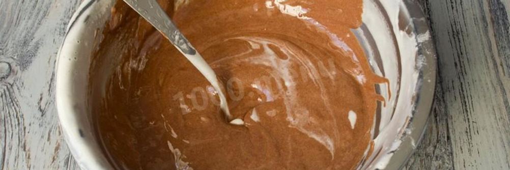 Бисквитное тесто с какао