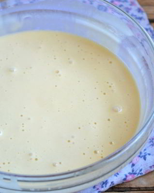 Бисквитное тесто с молоком