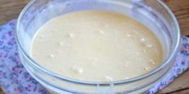 бисквитное тесто с молоком