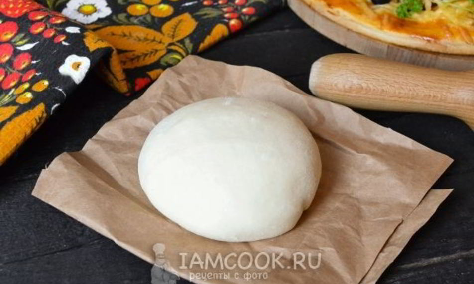 Рецепт быстрое тесто для пиццы с сухими дрожжами