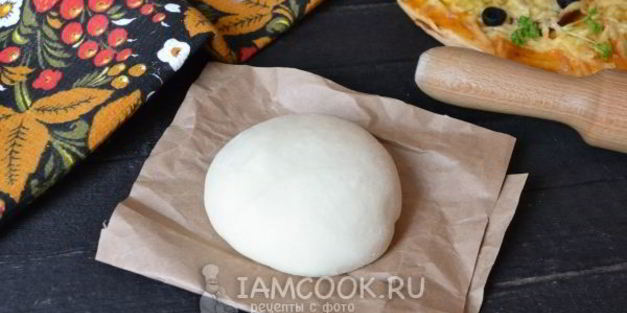 быстрое тесто для пиццы с сухими дрожжами