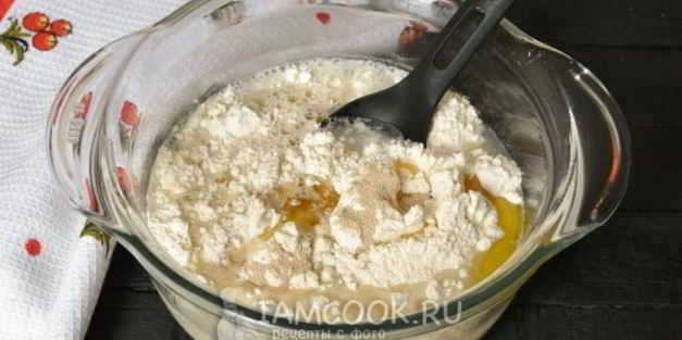 быстрое тесто для пиццы с сухими дрожжами