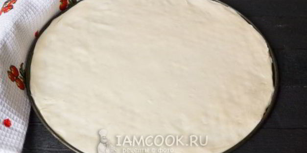 быстрое тесто для пиццы с сухими дрожжами