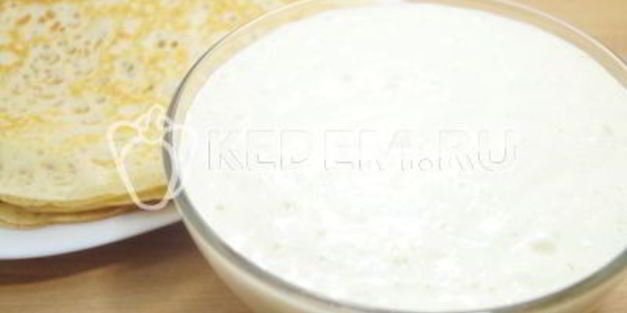 дрожжевое тесто для блинов