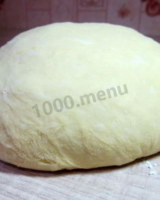 Дрожжевое тесто для сладкого рулета с ванилью