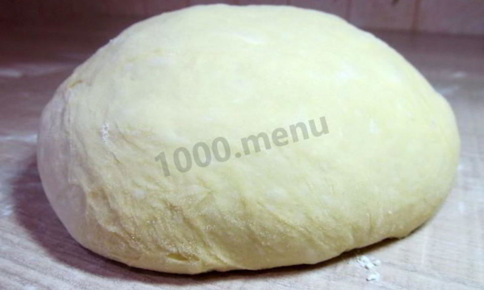Рецепт дрожжевое тесто для сладкого рулета с ванилью