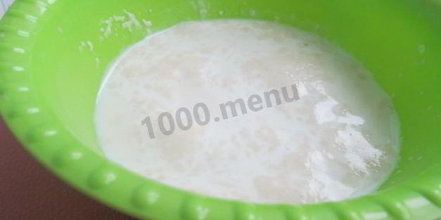 дрожжевое тесто для сладкого рулета с ванилью